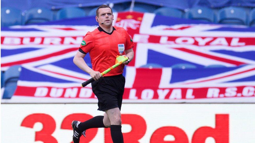 Douglas ross as a linesman