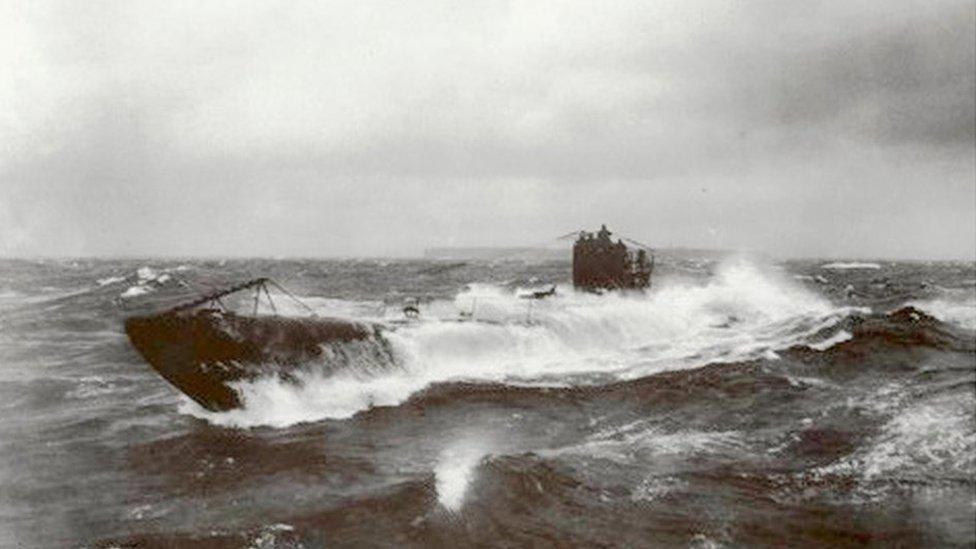 Archive photo of another UB III class submarine