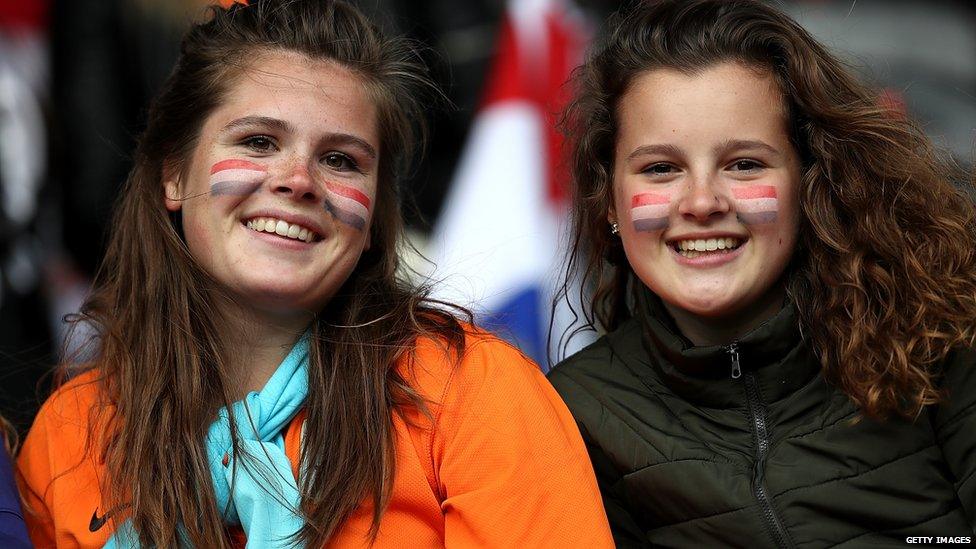 Women's Euros 2017 fans