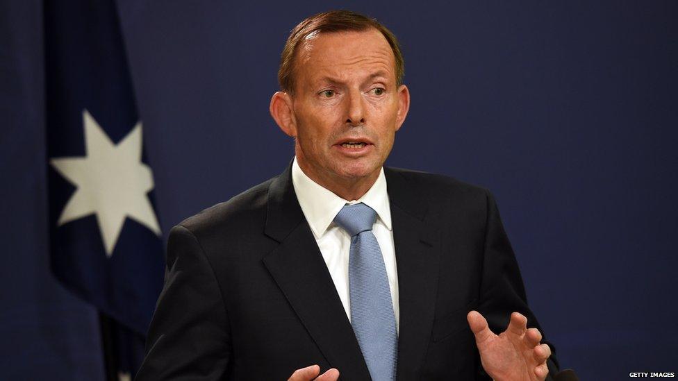 Australian PM Tony Abbott