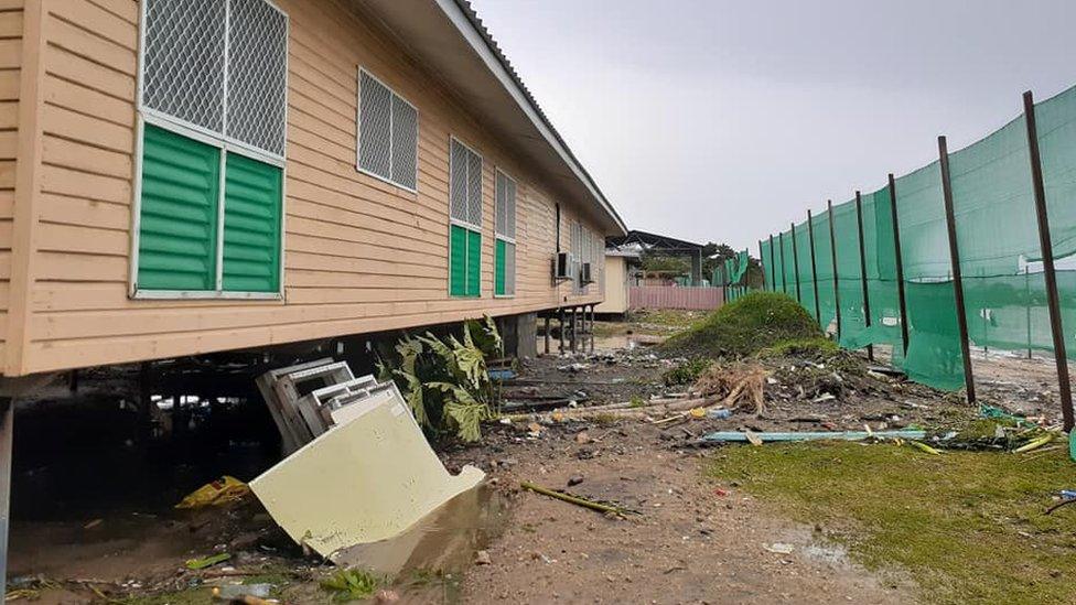 The aftermath of Cyclone Harold in the Solomon Islands