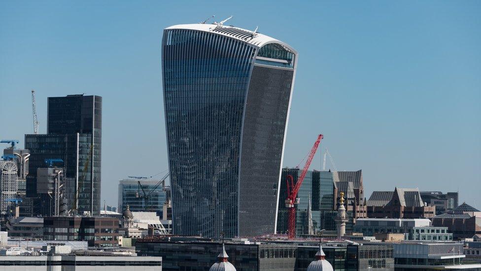 London's Walkie Talkie building