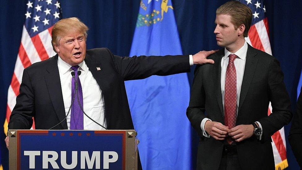 Donald and Eric Trump