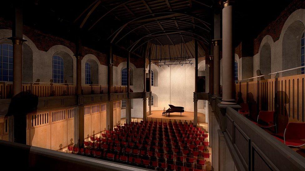 Artist's impression of St George's Theatre auditorium