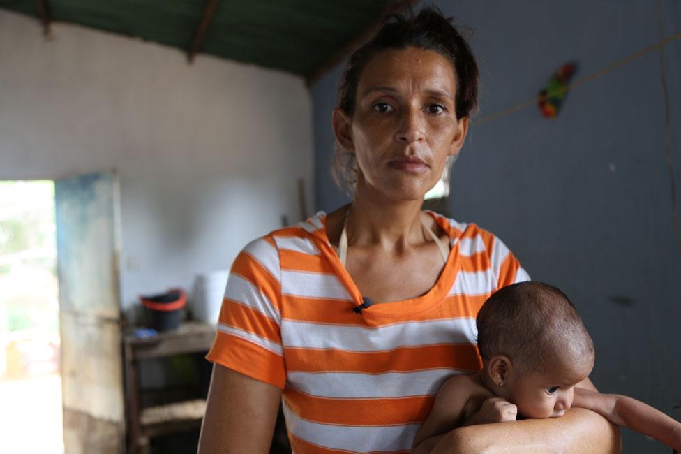 This mother eats so little that she cannot breastfeed her baby