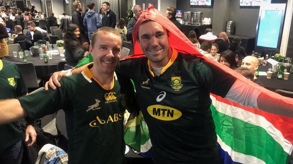 Sean Viljoen, 34, left and Mark Tonetti, 36