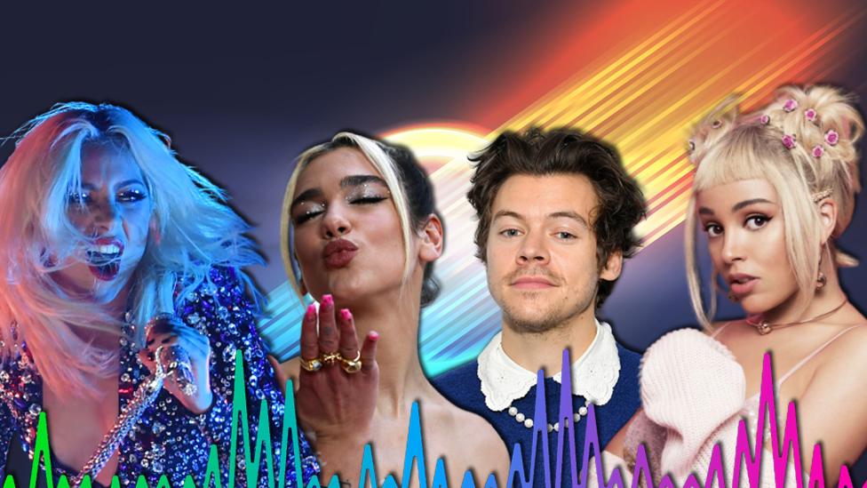 Lady Gaga, Dua Lipa, Harry Styles and Doja Cat