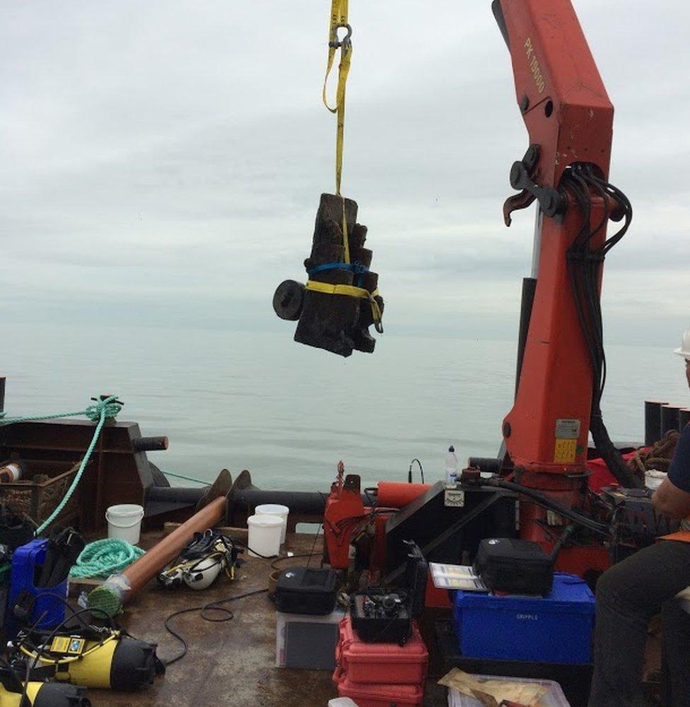 London shipwreck off Essex