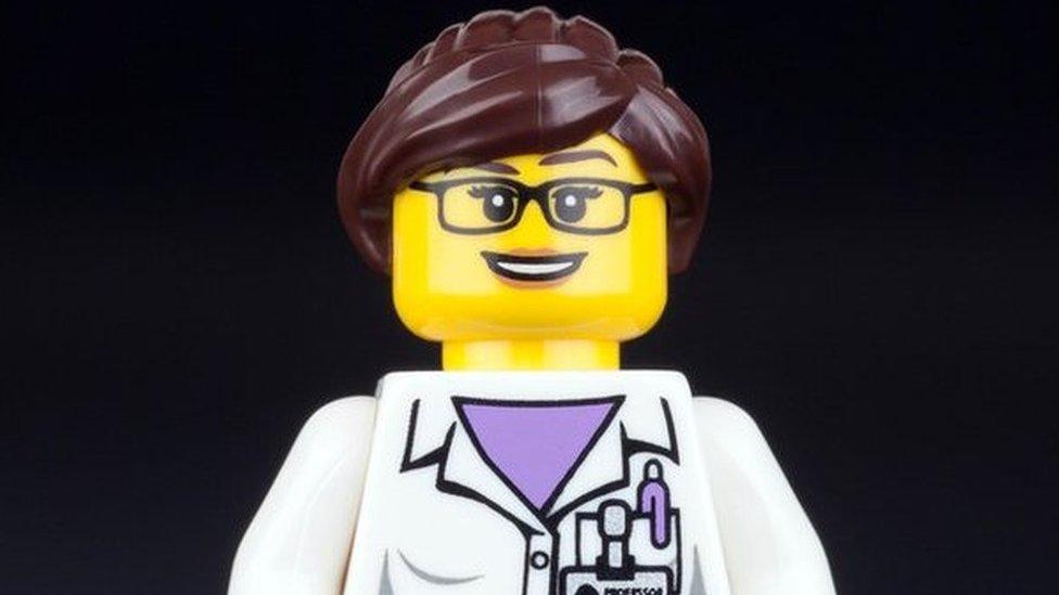 Lego professor character