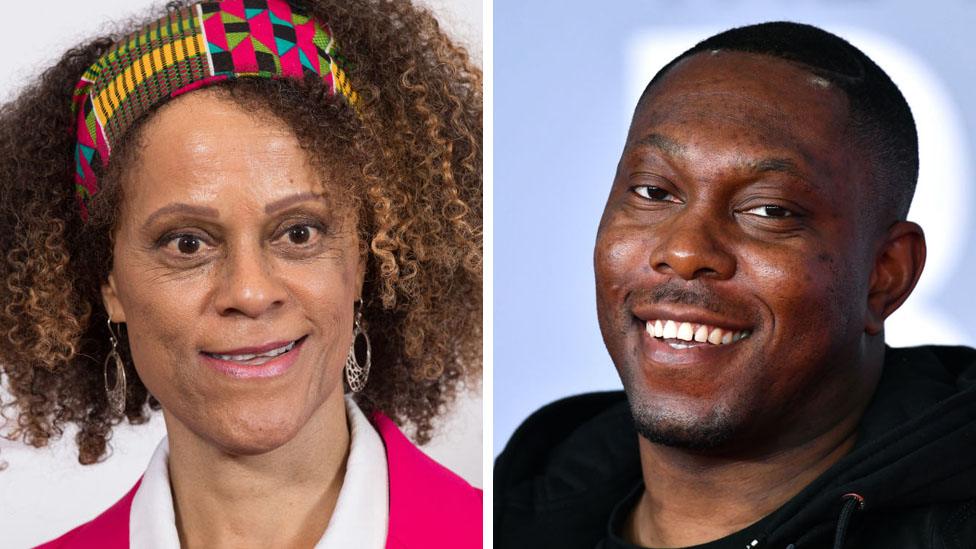 Bernadine Evaristo and Dizzee Rascal