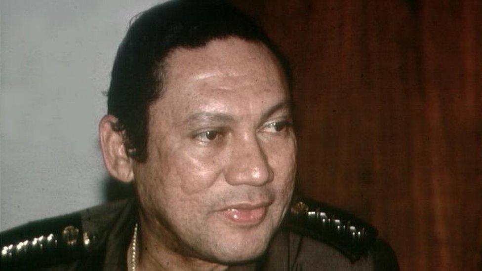 File photo of General Manuel Noriega dating back to 1984