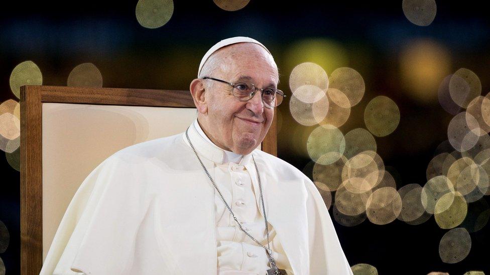 Pope Francis at the Festival of Families at Croke Park