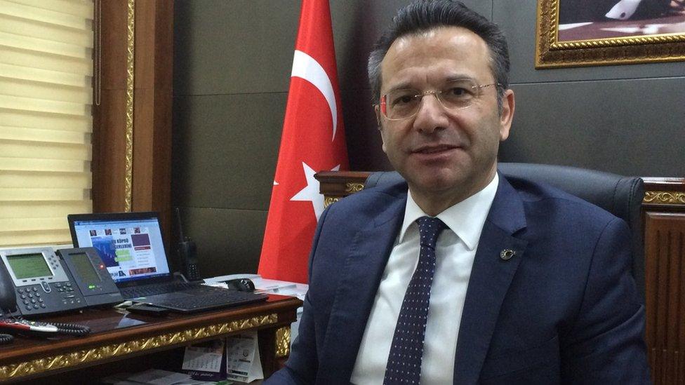 Huseyin Aksoy, the governor of Diyarbakir