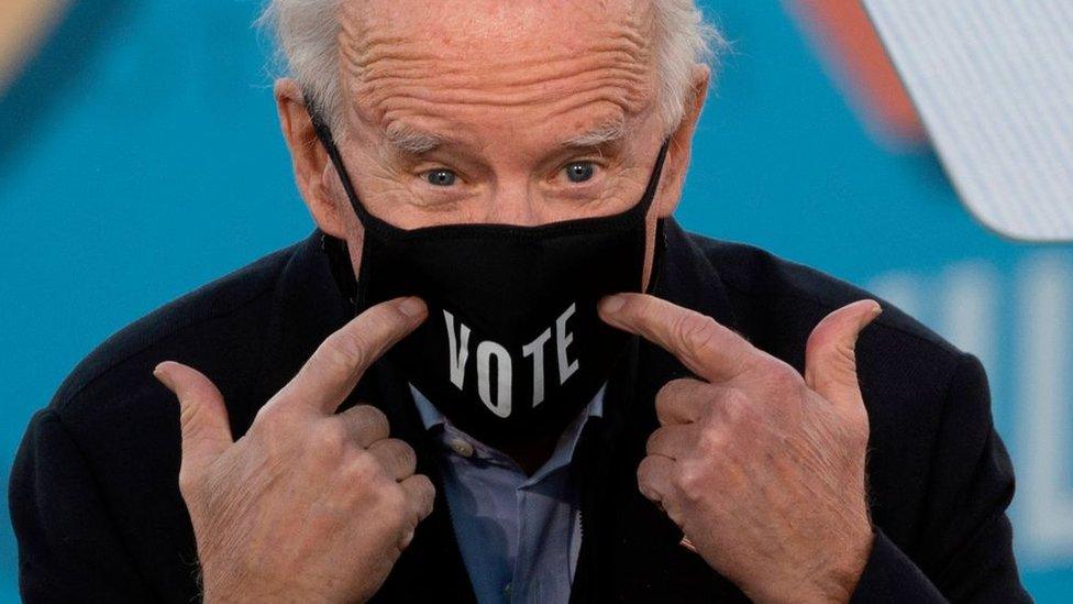 Joe Biden vote mask