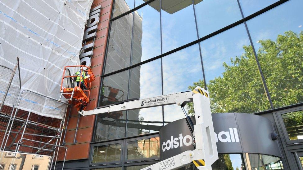 Colston Hall name being removed