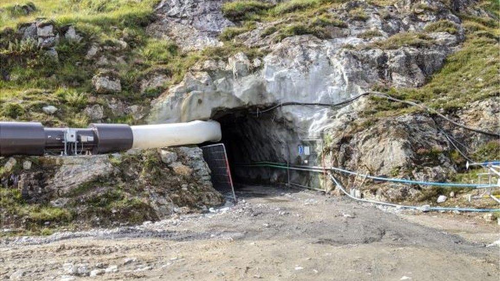 Cononish mine entrance