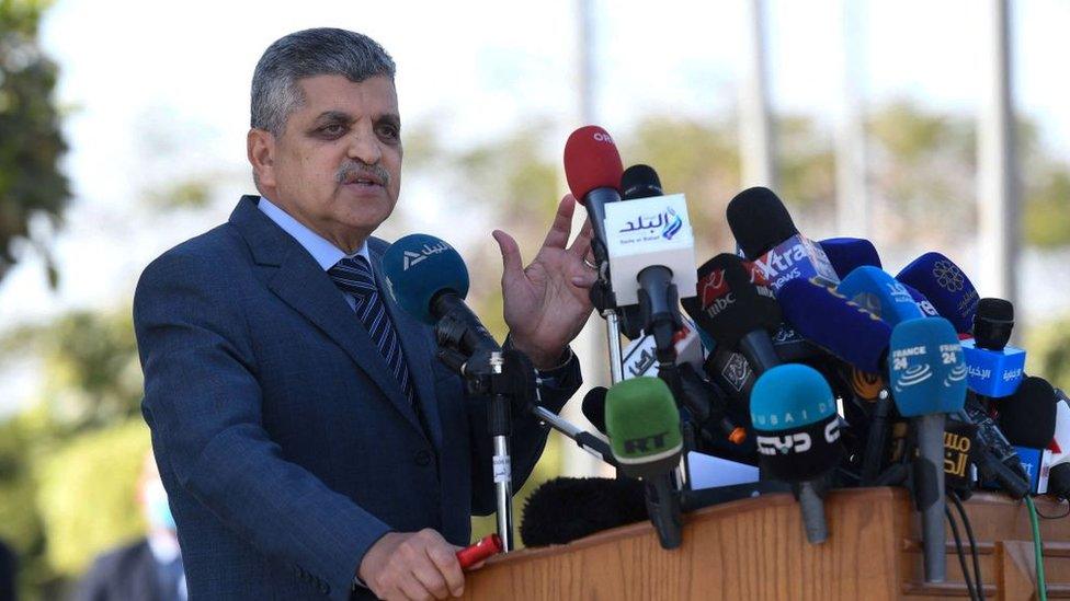 Egypt's Suez Canal Authority chief Osama Rabie