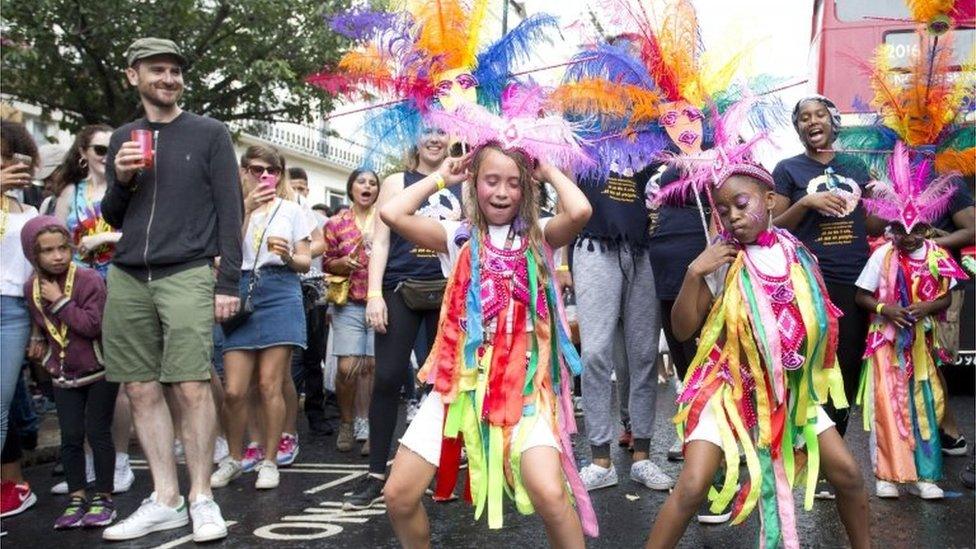 Dancers in the Children's Day Parade