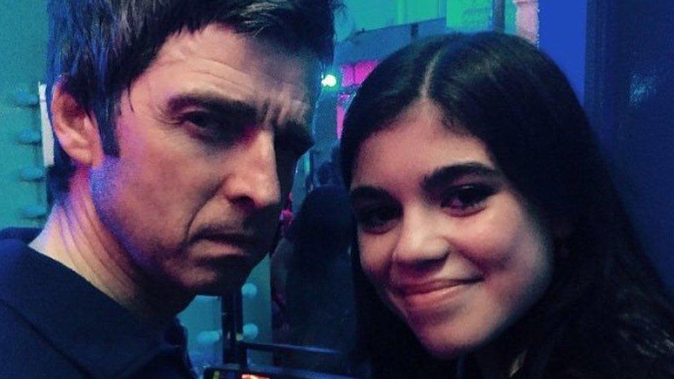 Molly Moorish and Noel Gallagher