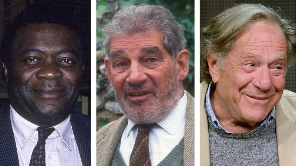 Yaphet Kotto, Trevor Peacock and George Segal