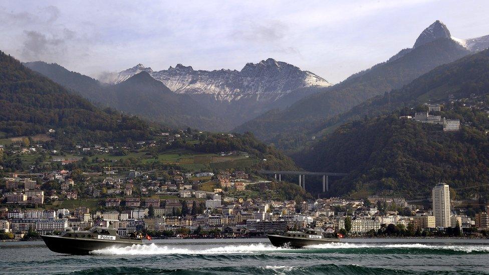 View of Montreux, Switzerland - file pic