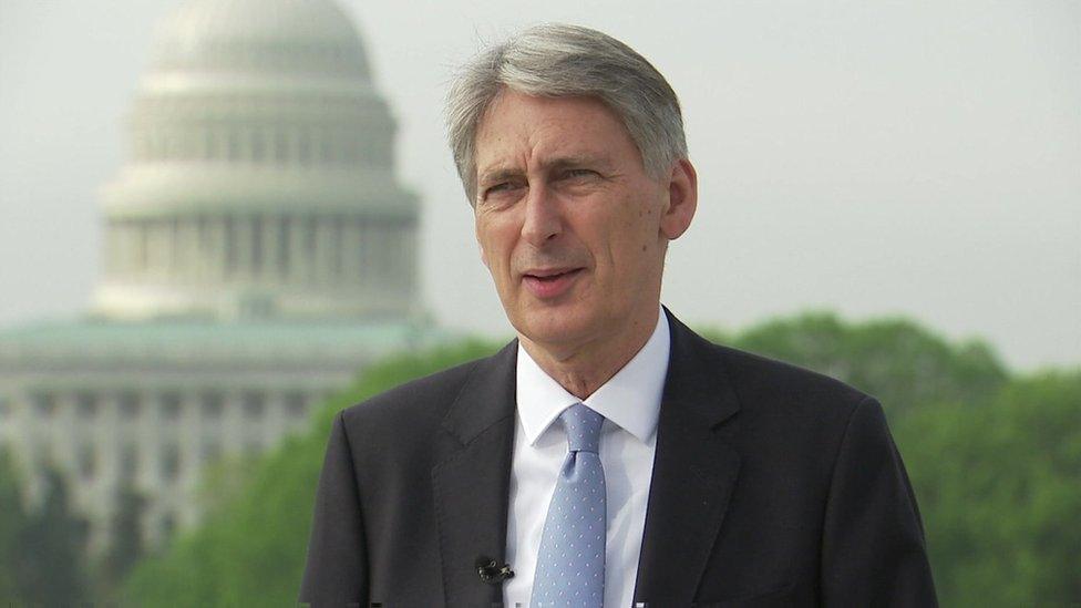 Philip Hammond in Washington