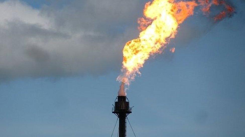 Flaring at Mossmorran