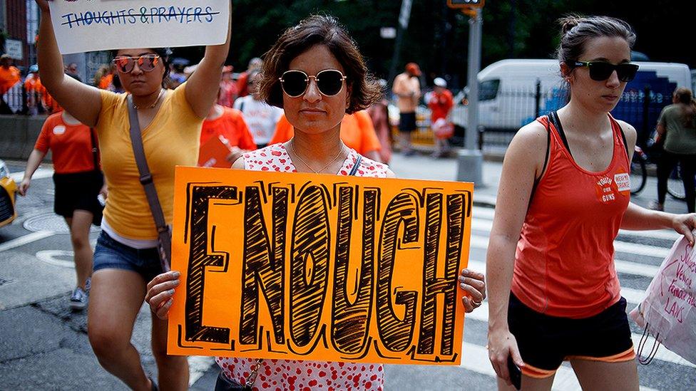 Gun protest