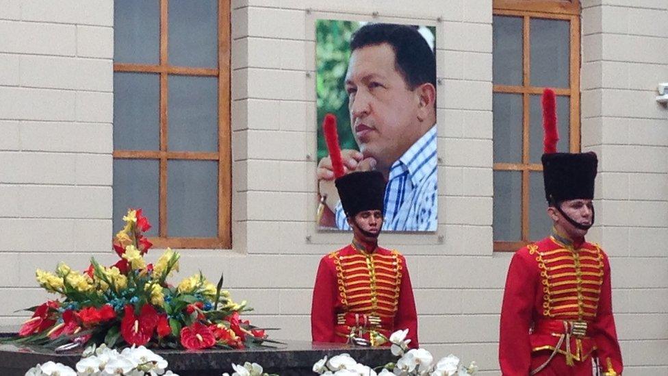 Tomb of Hugo Chavez in Caracas