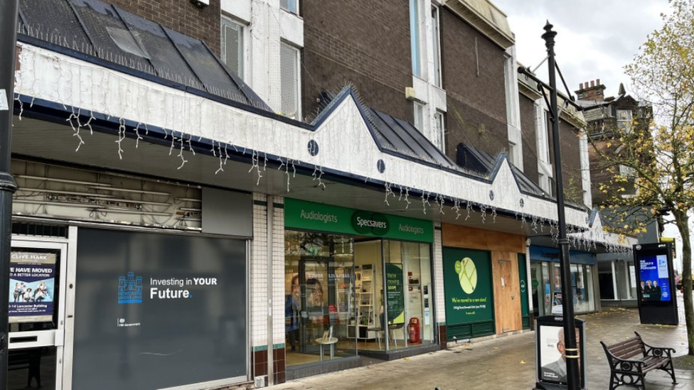 The front of York Place in Newcastle-under-Lyme