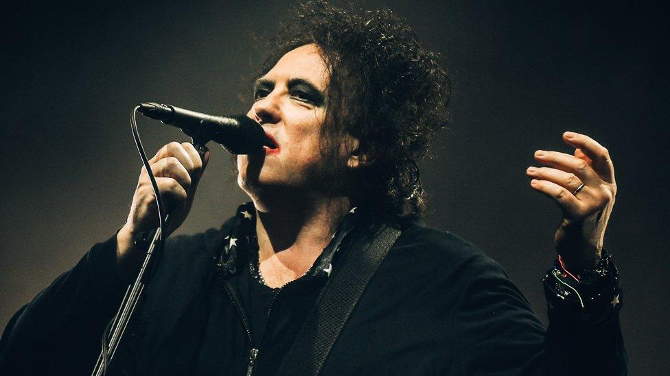 Robert Smith from The Cure