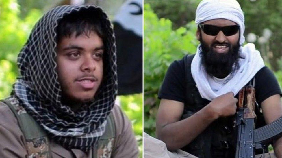 Reyaad Khan, from Cardiff and Ruhul Amin, from Aberdeen travelled to Syria to fight with so-called Islamic State