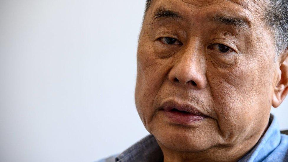 Hong kong pro-democracy media mogul Jimmy Lai