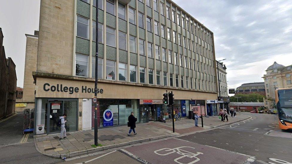 Google maps image of College House in Bristol