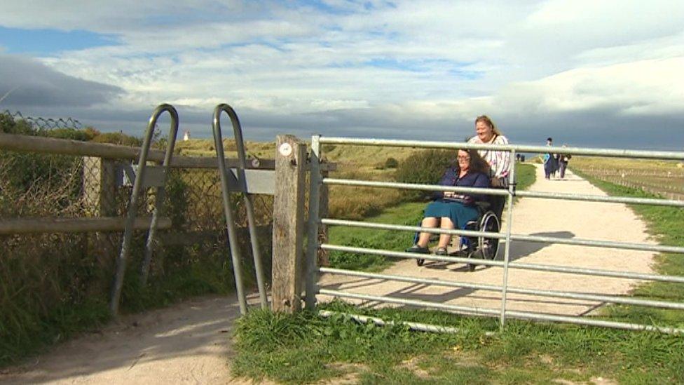 Wales Coast Path at Talacre