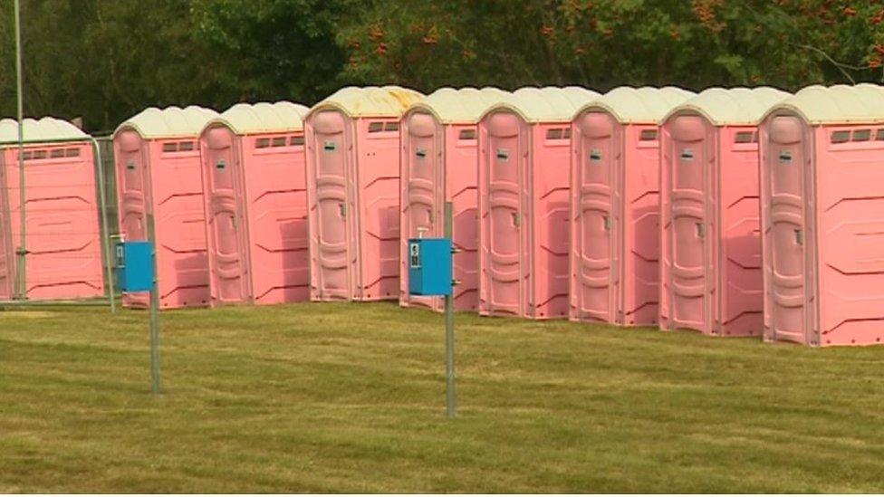 Portable toilets