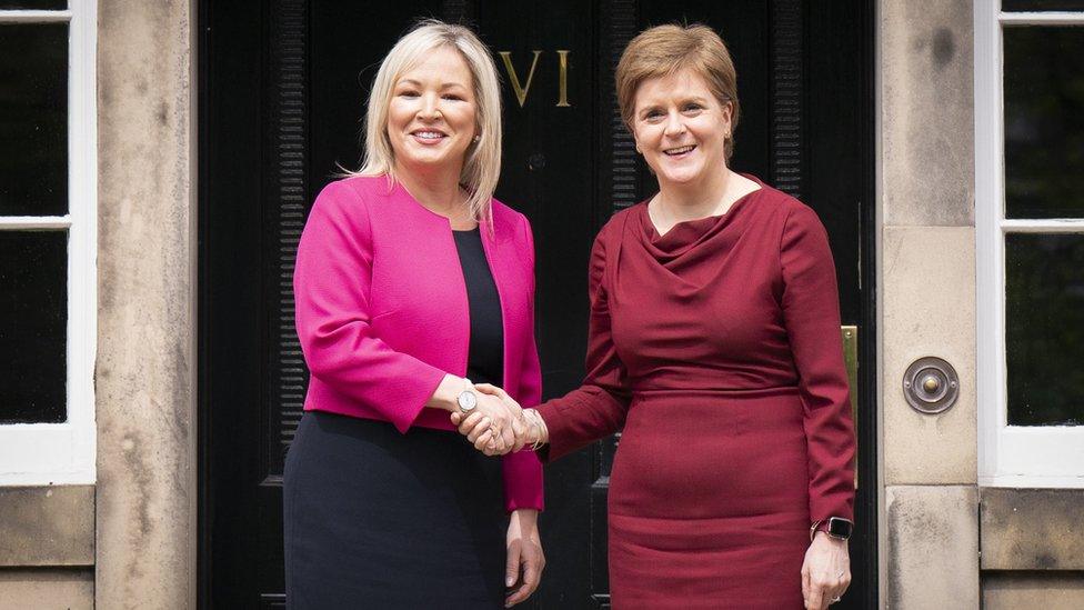 nicola sturgeon and michelle o'neill