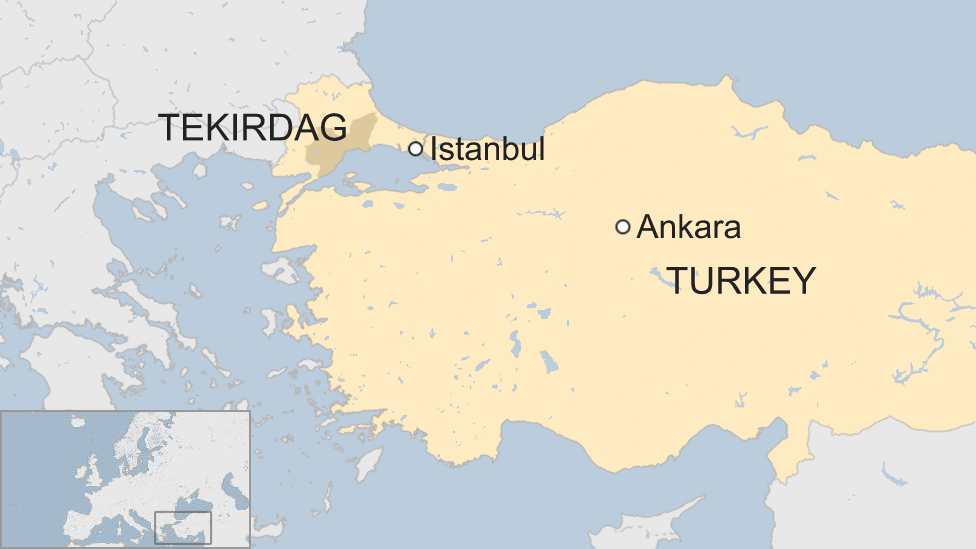 Tekirdag province in Turkey