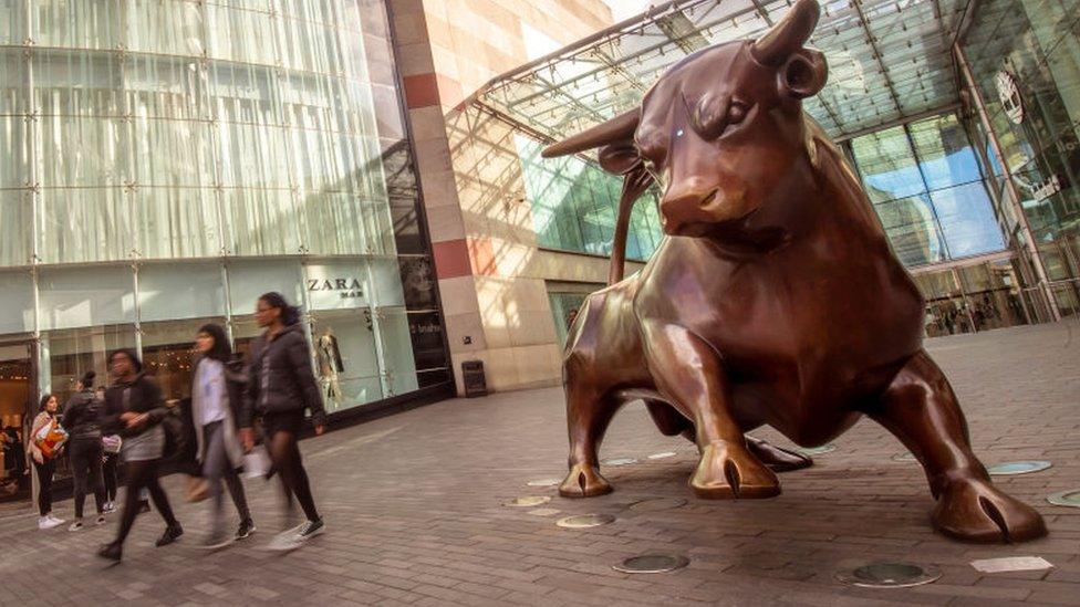 Shopping and leisure centre in Birmingham - the Bullring