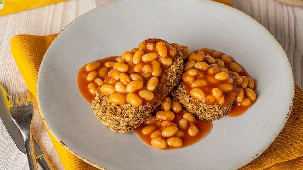 Weetabix and baked beans.