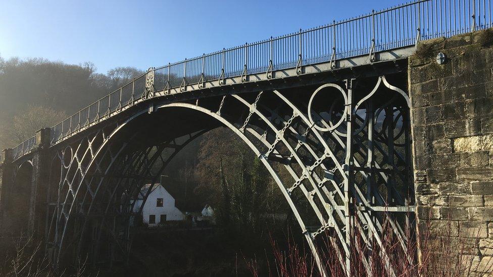 The bridge in Ironbridge