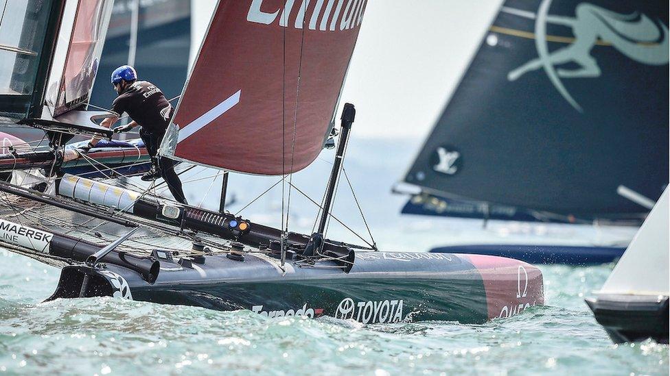 Americas Cup yachts