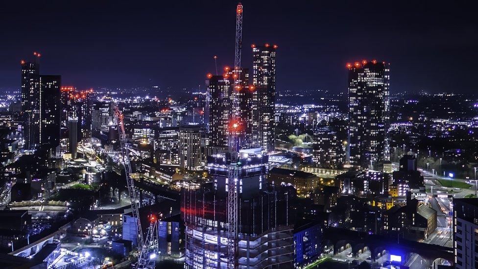 View of Manchester's skyline