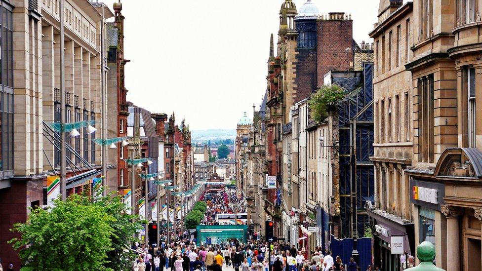 Buchanan Street in Glasgow