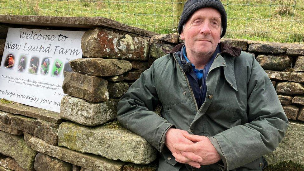 John Alpe: Sheep farmer (New Laund Farm, Whitewell Clitheroe)