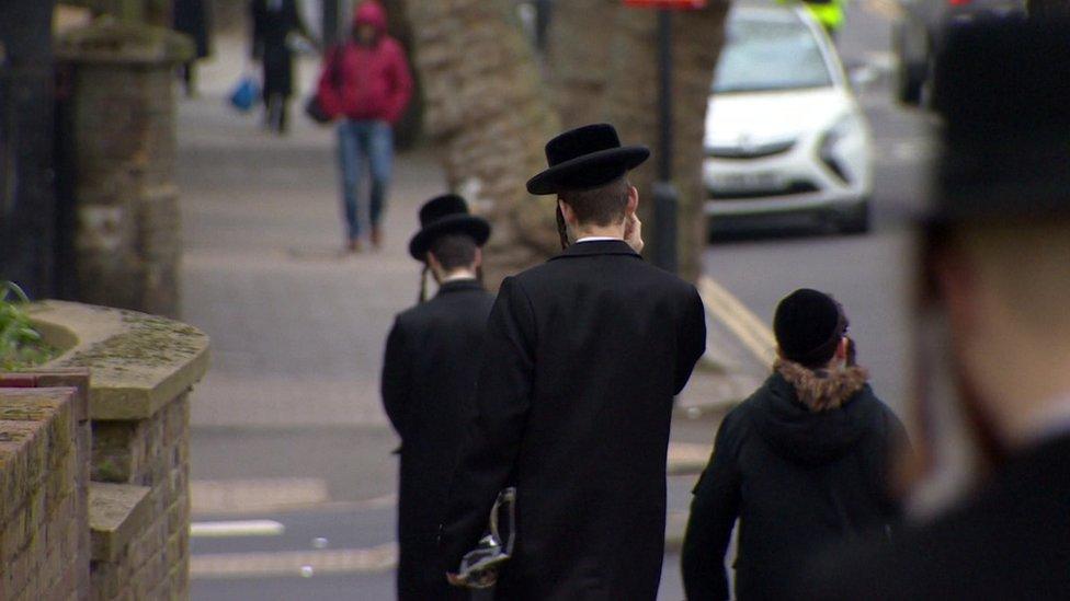 Charedi men and boys, Hackney