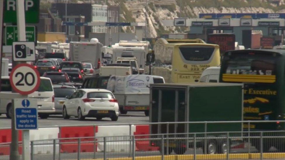 Dover delays due to increased French security checks