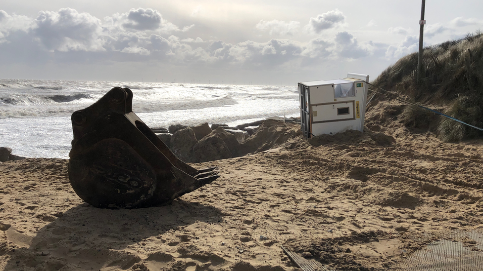 The lifeguard hut at Hemsby