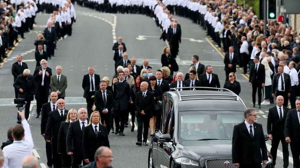 Bobby Storey's funeral on 30 June