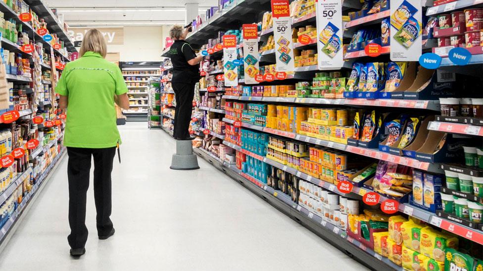 Asda shop workers